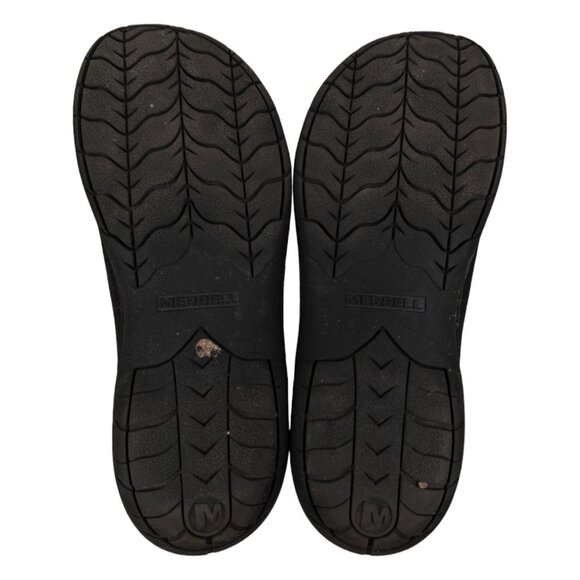 Merrell Encore Kassie Sport Moc Shoes Womens Black Leather Slip On J94564 Size 6 - Picture 9 of 12